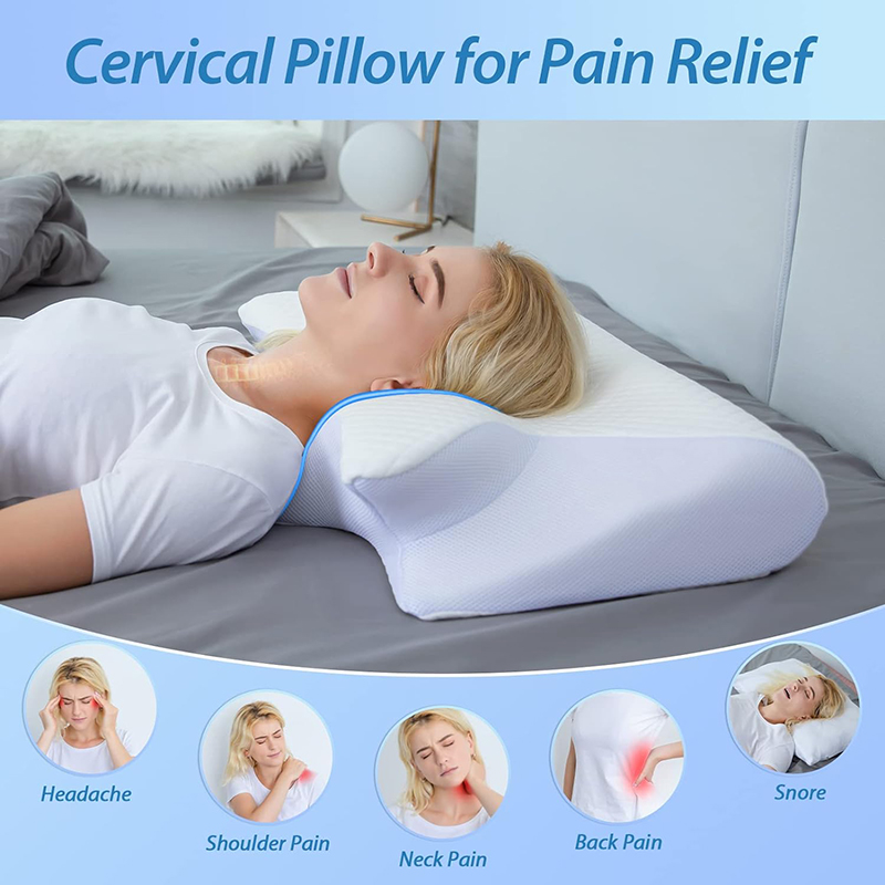 Memory Foam Orthopedic Pillow Neck Pain - Nowa poduszka ortopedyczna z pianki memory