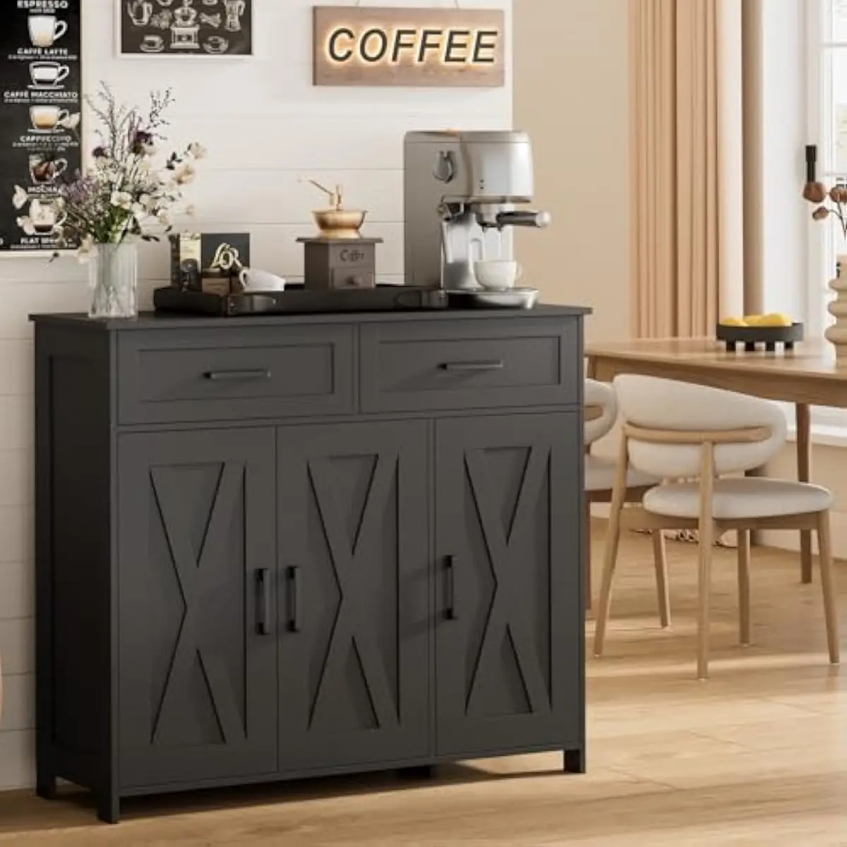 Storage & Organization - Szafka do przechowywania w barze kawowym