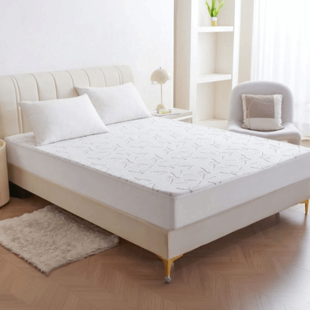 Waterproof Mattress Protector Breathable - Wodoodporny pokrowiec na materac z włókna