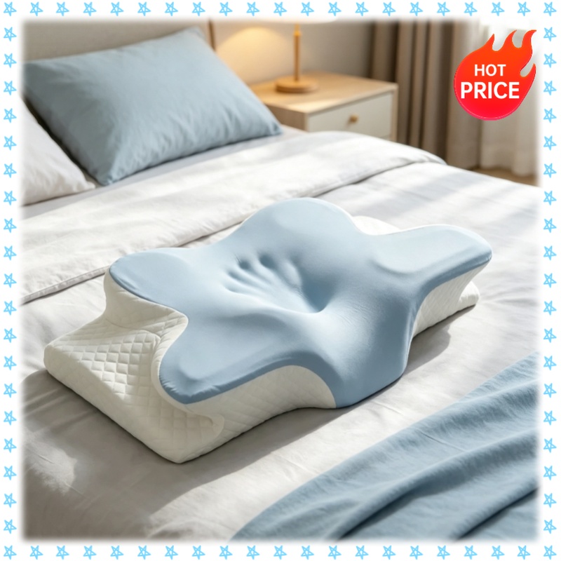 Memory Foam Orthopedic Pillow Neck Pain - Oddychająca, chłodząca poduszka ortopedyczna z pianki