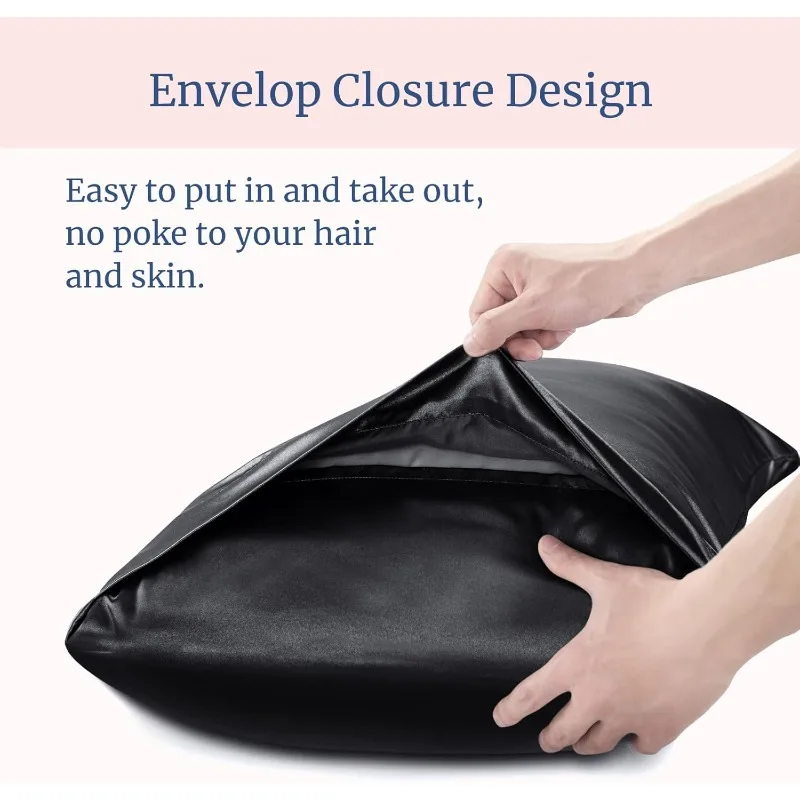 1/2 sztuki poszewek na poduszk – Satin Silk Pillowcase Hair Skin recenzja i cena