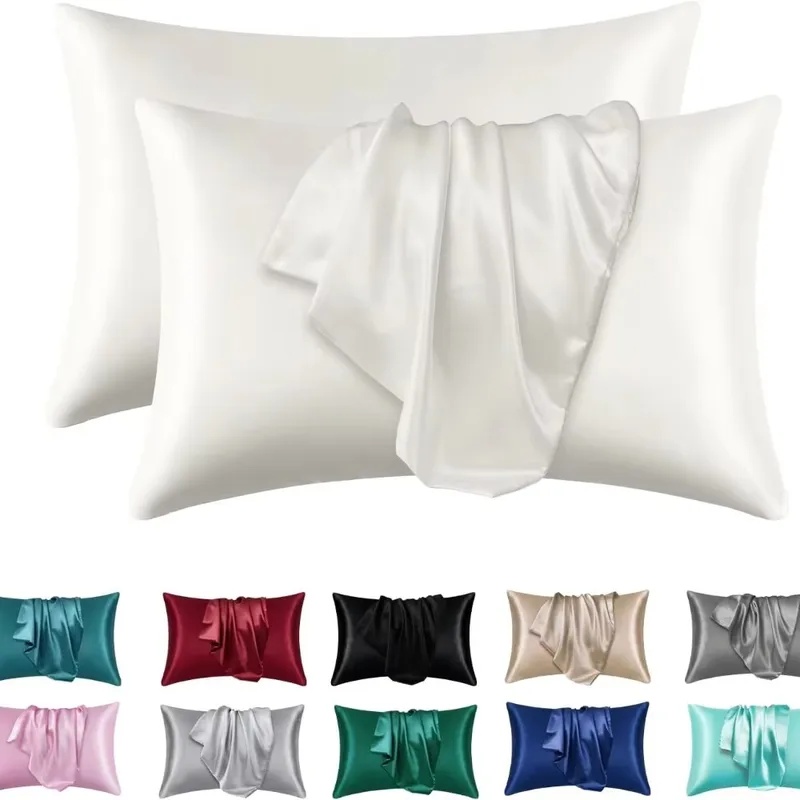 1/2 szt. Satynowa poszewka na  – Satin Silk Pillowcase Hair Skin recenzja i cena