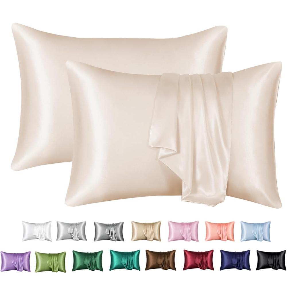 2-pakowa satynowa poszewka na  – Satin Silk Pillowcase Hair Skin recenzja i cena