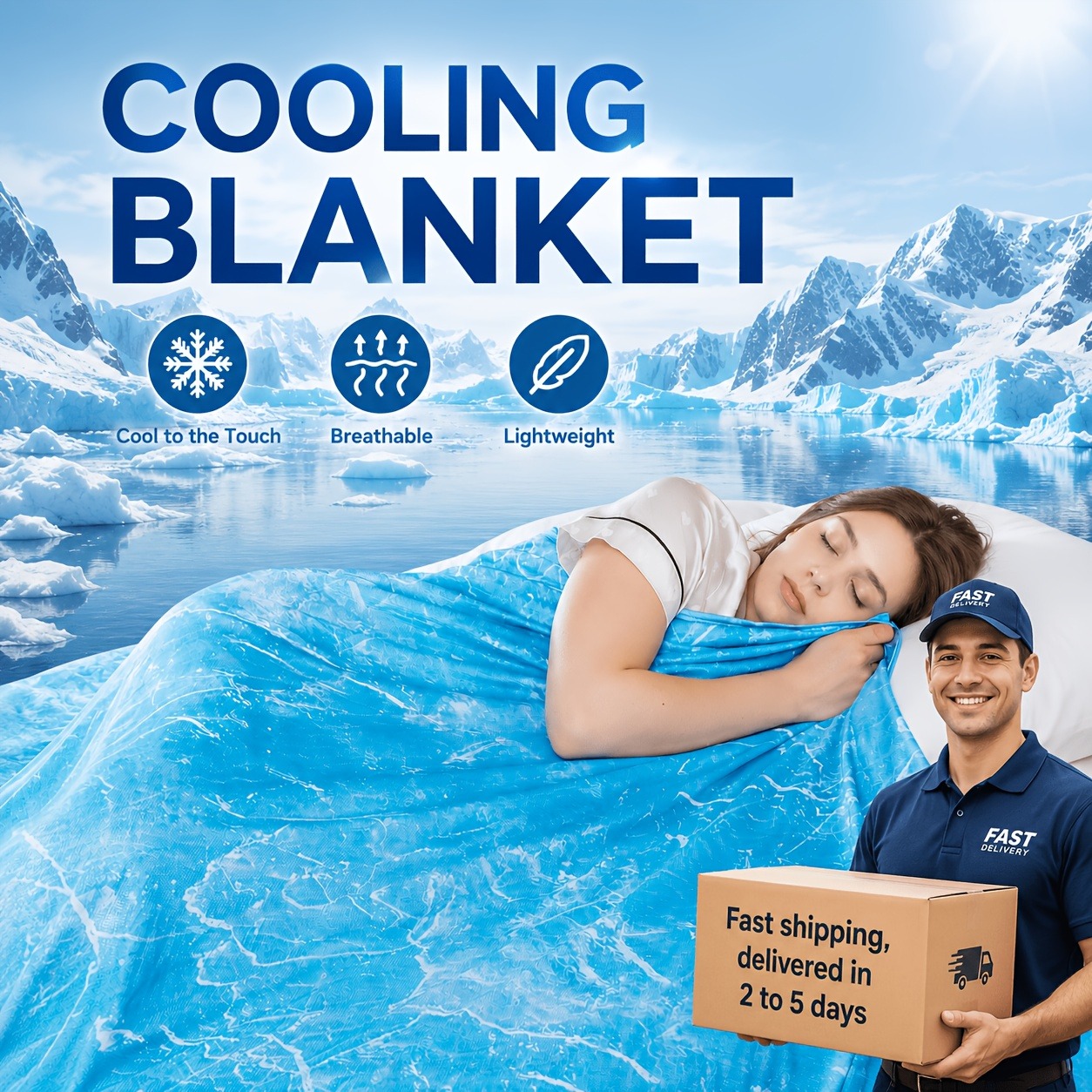 Koc chłodzący dla osób, które  – Cooling Blanket Hot Sleepers recenzja i cena