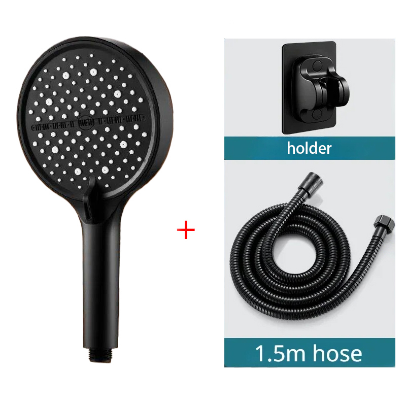 3 szt. Srebrna słuchawka prysz – High Pressure Shower Head Handheld recenzja i cena