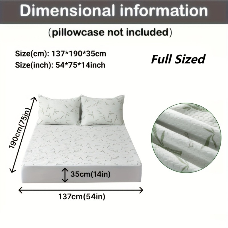 MEICARE 100% Bamboo Fiber Matt – Waterproof Mattress Protector Breathable recenzja i cena