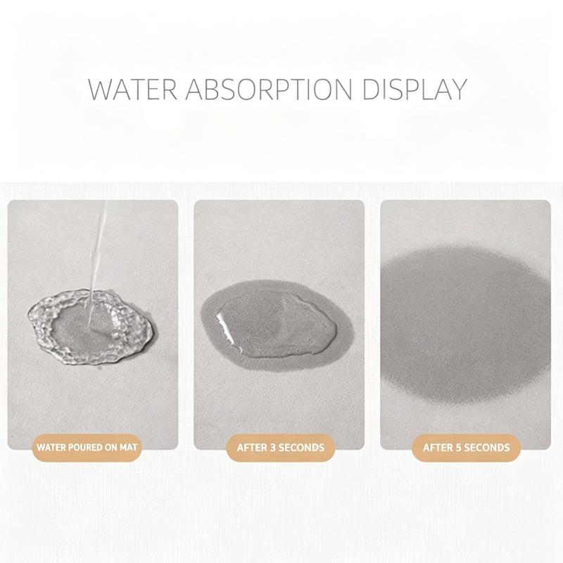 Modna mata łazienkowa z diatom – Quick Dry Diatomite Bath Mat recenzja i cena
