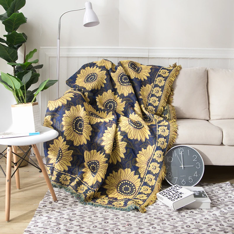 Textile City Ins Rural Blue Su – Boho Throw Blanket Fringe recenzja i cena