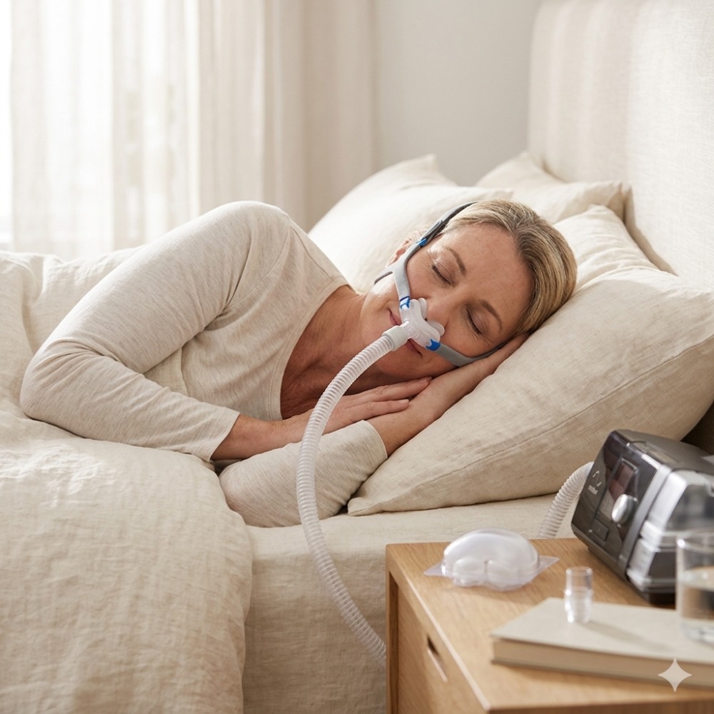 Nowy Zamienny Zestaw Maski CPA – Anti Snore Contour Pillow recenzja i cena