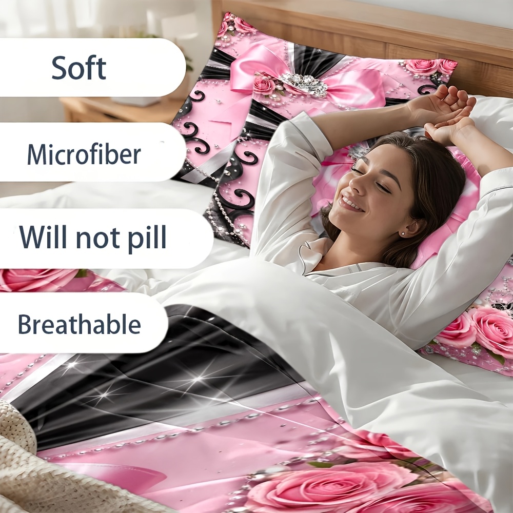 Modny, trzyczęściowy zestaw po – Duvet Cover Sets With Zipper recenzja i cena
