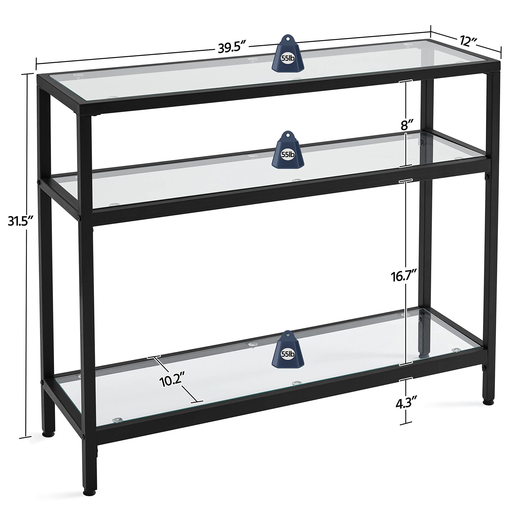 Stolik konsolowy, metalowa ram – Storage & Organization recenzja i cena