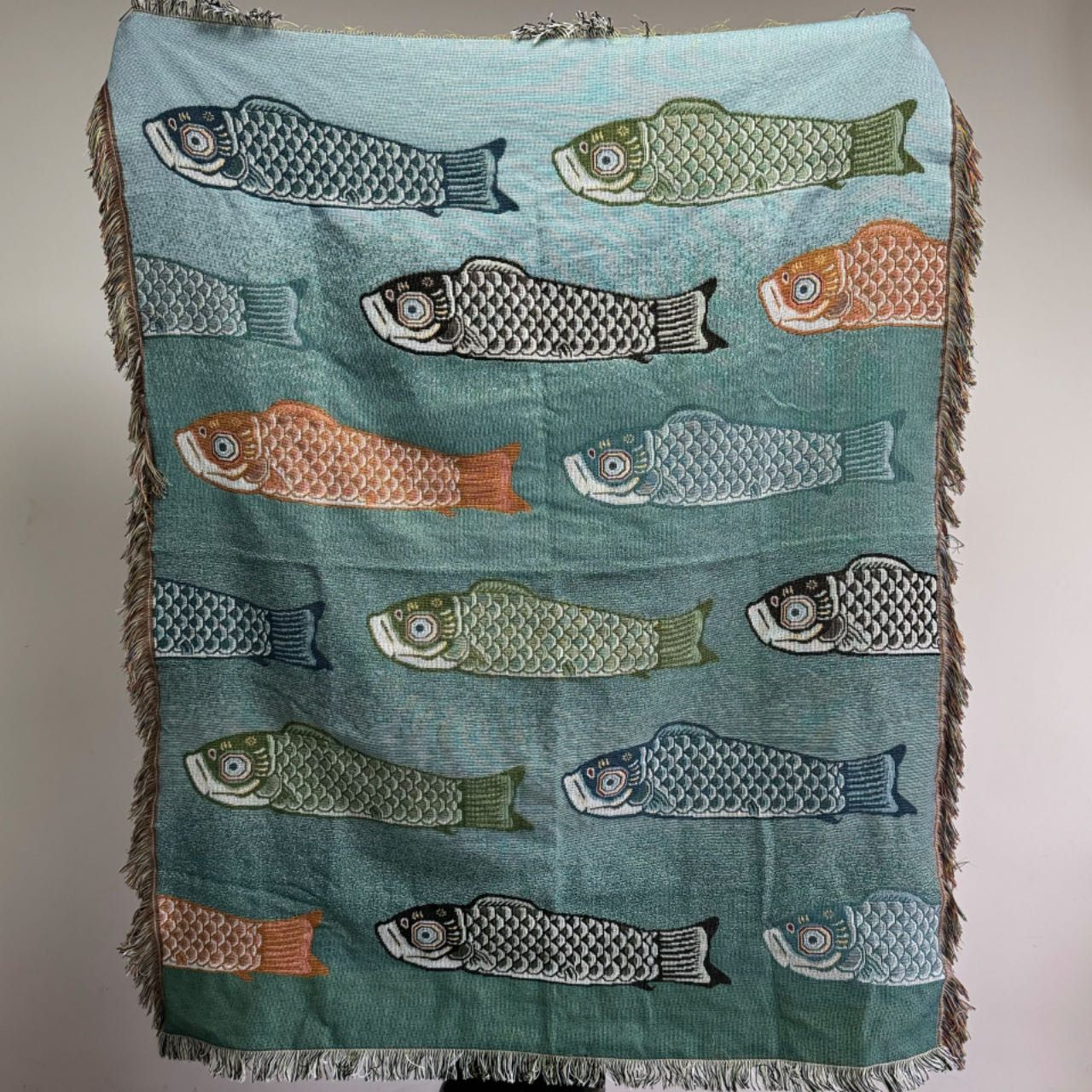 Koc z żakardową tkaniną z moty – Boho Throw Blanket Fringe recenzja i cena
