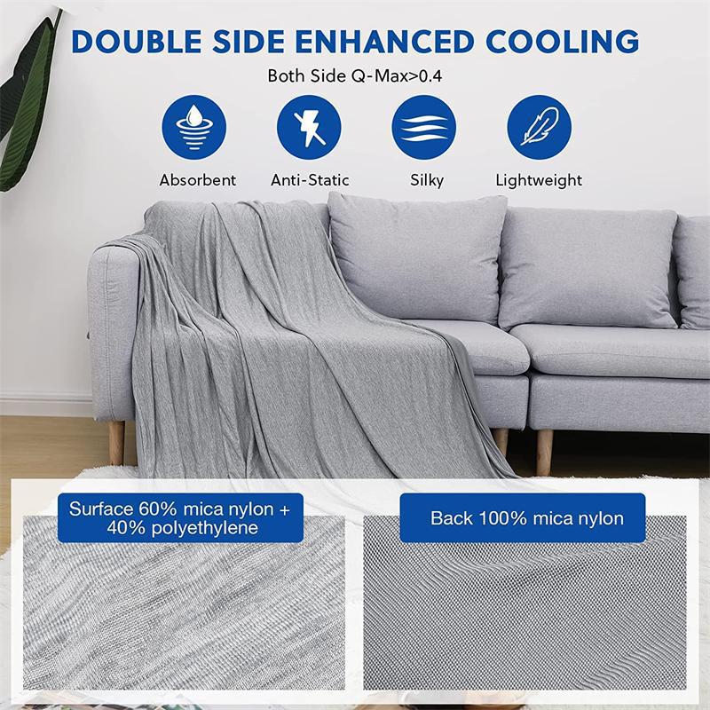 Chłodzący letni koc dla osób,  – Cooling Blanket Hot Sleepers recenzja i cena