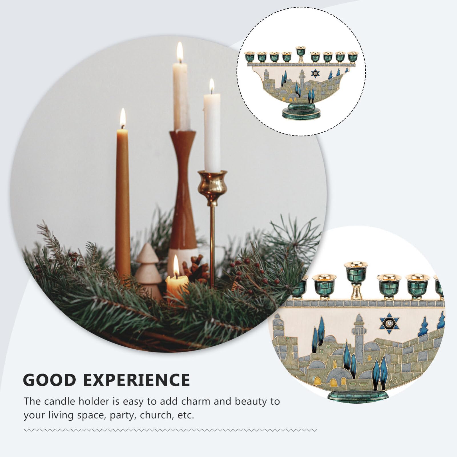 Jerozolimska Menora Świecznik  – Home Decor recenzja i cena