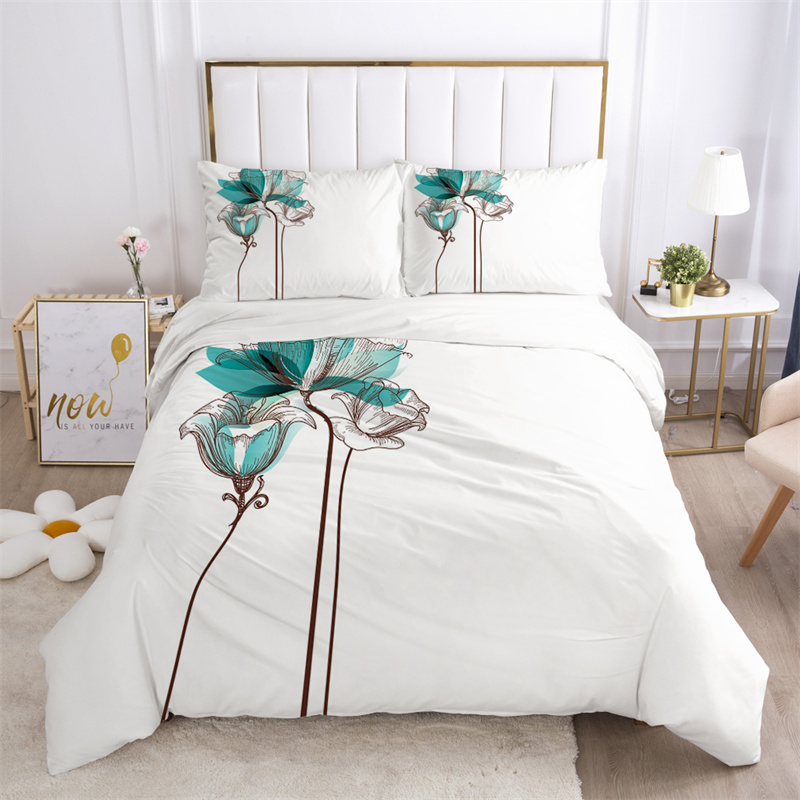Komplet pościeli z motywem kwi – Aesthetic Floral Duvet Cover recenzja i cena