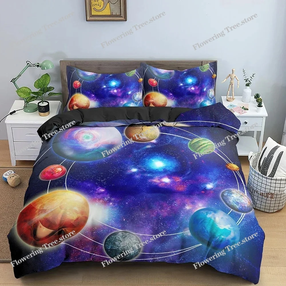 Zestaw pościeli Galaxy Space 3 – Duvet Cover Sets With Zipper recenzja i cena