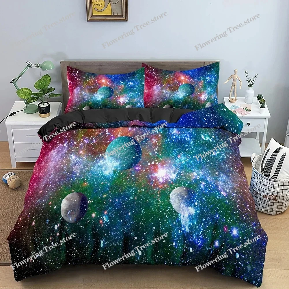 Zestaw pościeli Galaxy Space 3 – Duvet Cover Sets With Zipper recenzja i cena